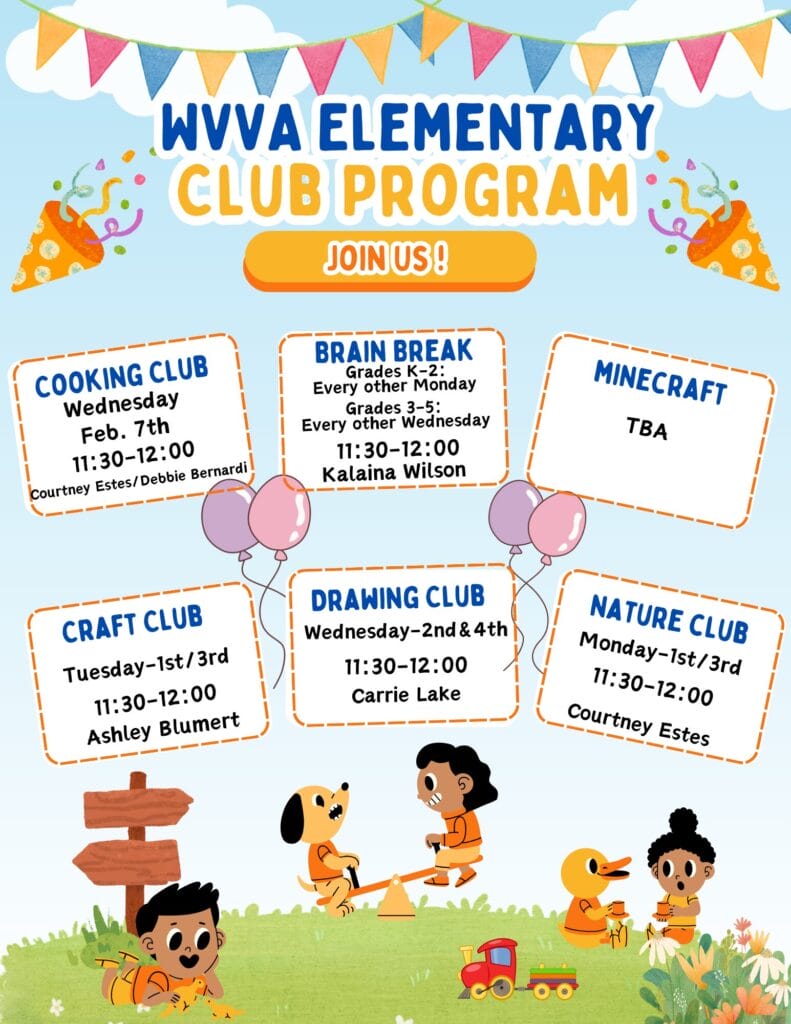 WVVA elementary club program image