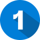 Number one icon