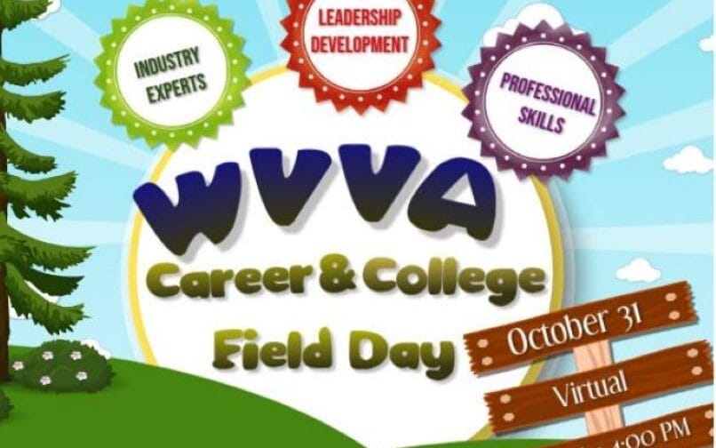 WVVA Career And College Field day graphic showing leadership development, industry experts and professional skills