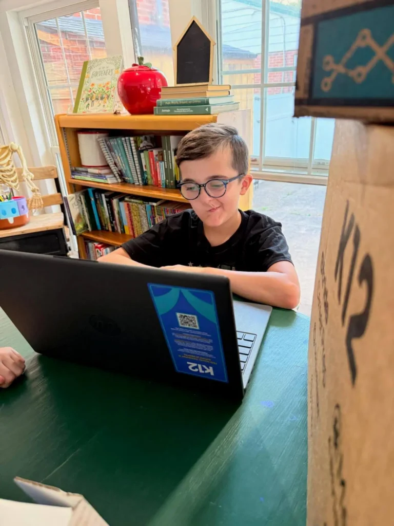boy studying 